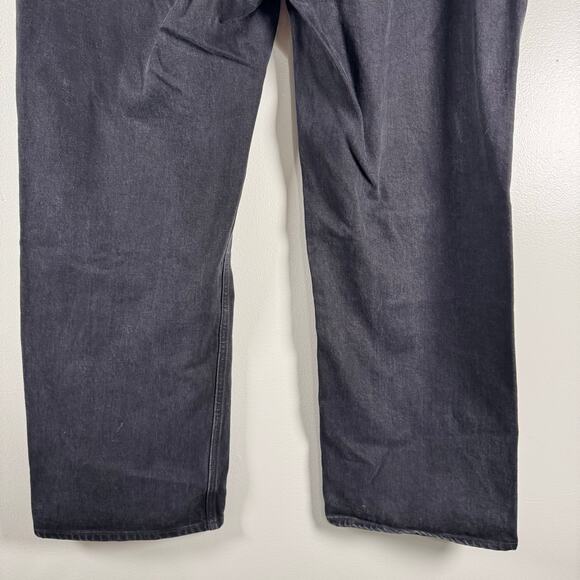 Abercrombie & Fitch Black The 90's Relaxed Jeans High Rise Size 33/16 Short - Picture 7 of 11